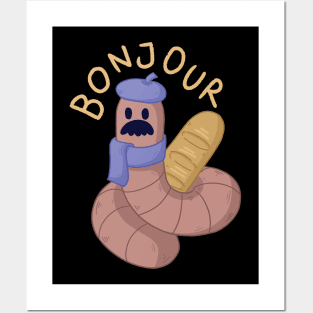 French Worm Posters and Art